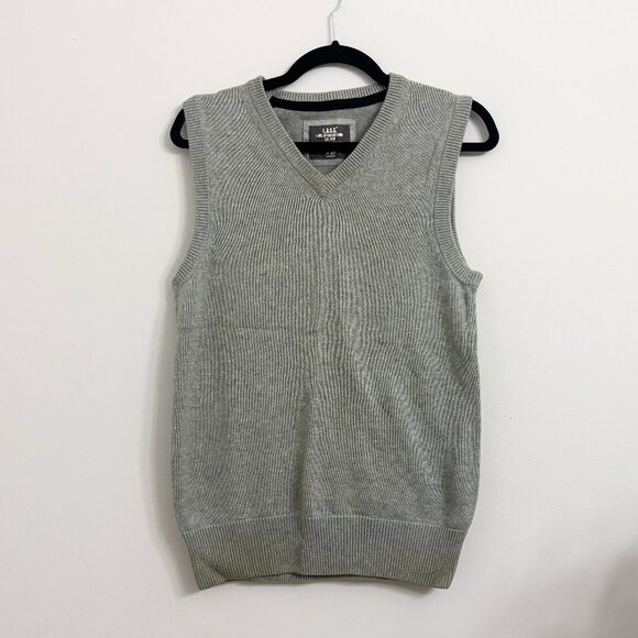 H&M Grey 100% Cotton Men's Sleeveless Sweater Vest - Sz Small - Picture 1 of 13